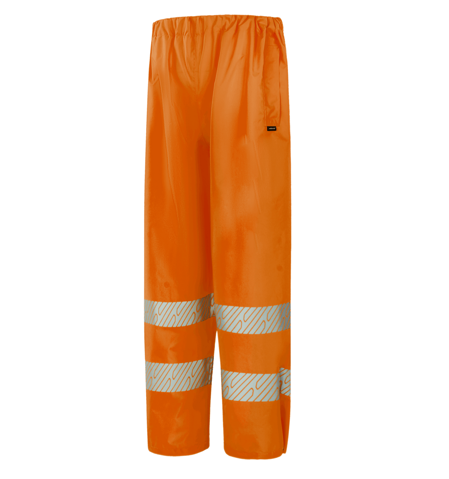 Hi-vis orange WP102 GRAZ rain pant, practical for safe workwear