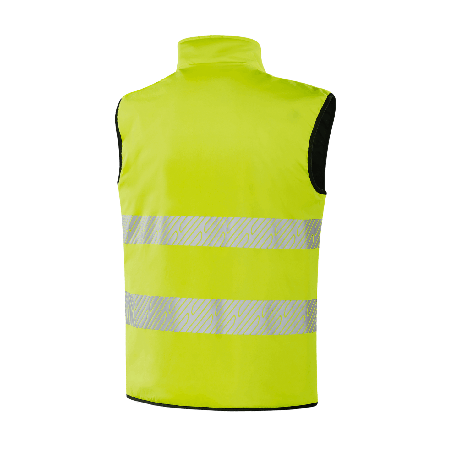 WJ201 LINZ fluorescent yellow hi-vis reversible jacket, dual-side wear and functional design
