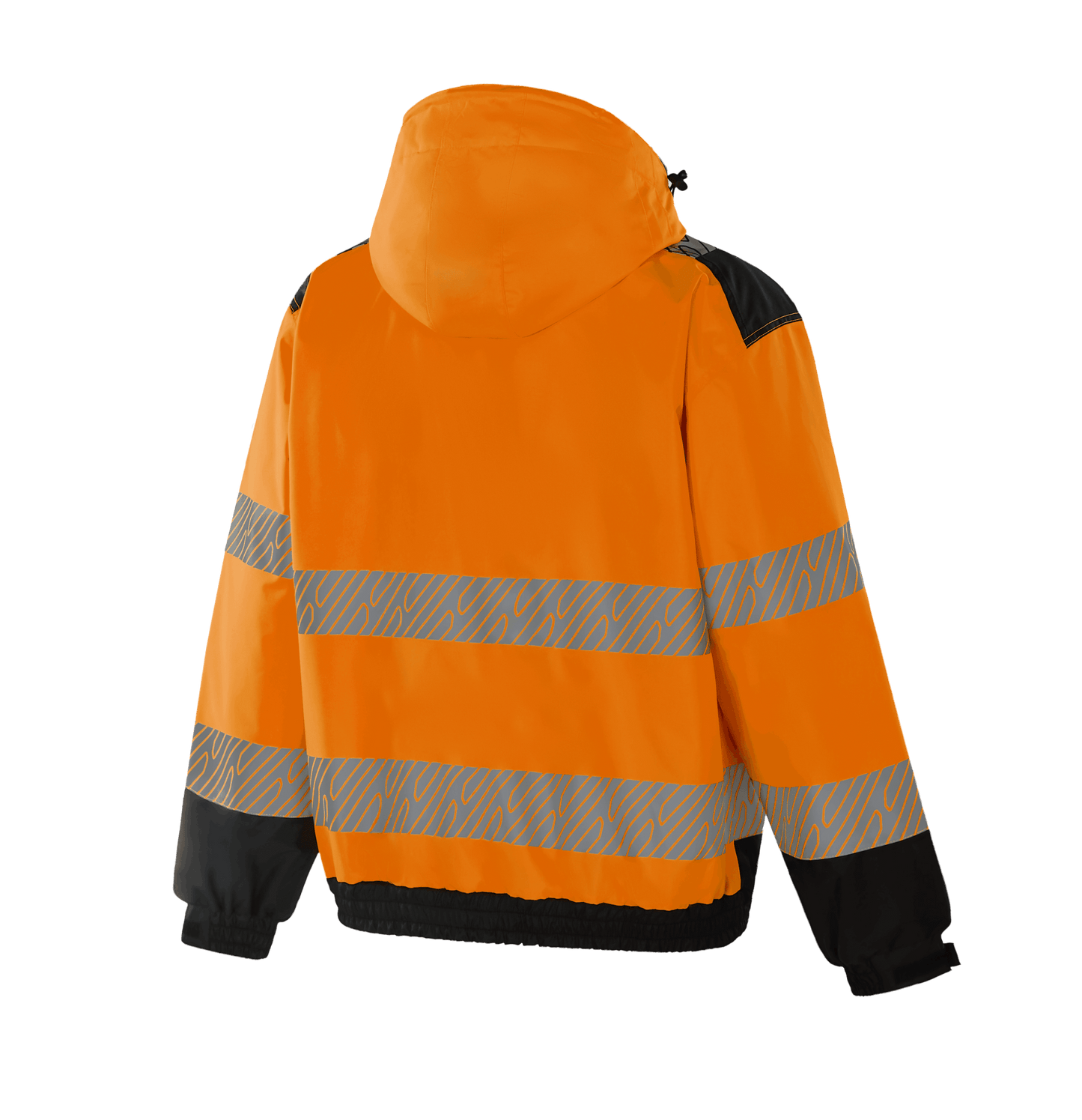WJ303 PADOVA hi-vis orange winter bomber, warm and safe for outdoor work