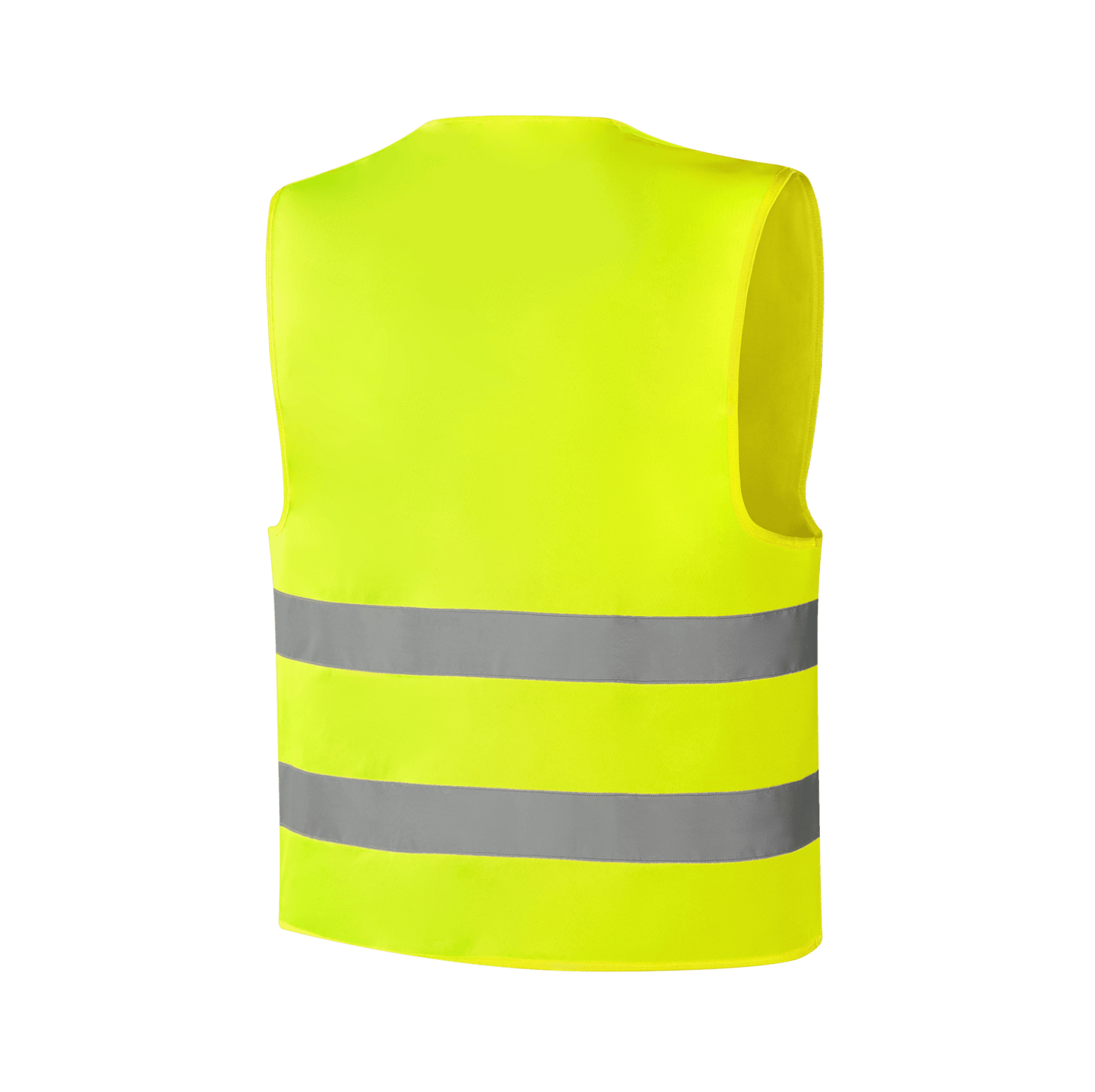GOTEBORG WV201 fluorescent yellow hi-vis vest with velcro closure and sewn reflective tape