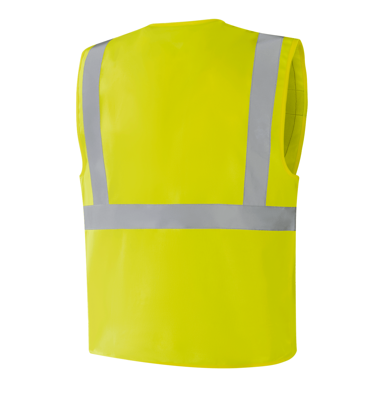 MALLORCA WV204 fluorescent yellow hi-vis vest, heat transfer reflective tapes, breathable and functional