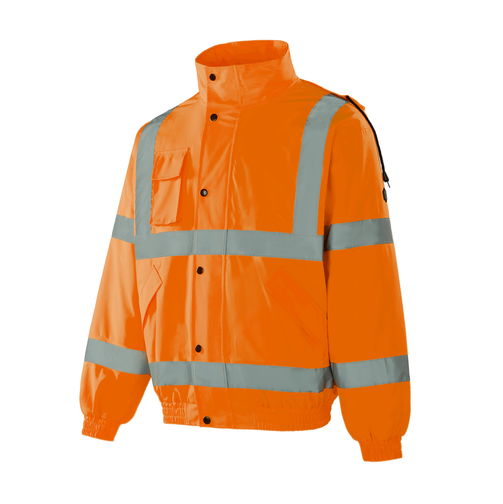 Hi-vis orange WJ301 BERGEN winter bomber, comfortable and high-visibility