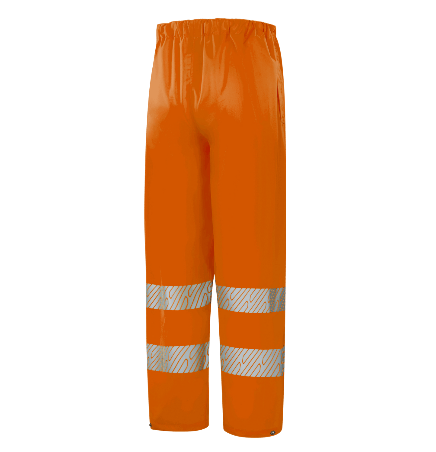 WP102 GRAZ hi-vis orange rain pant with two large side pockets