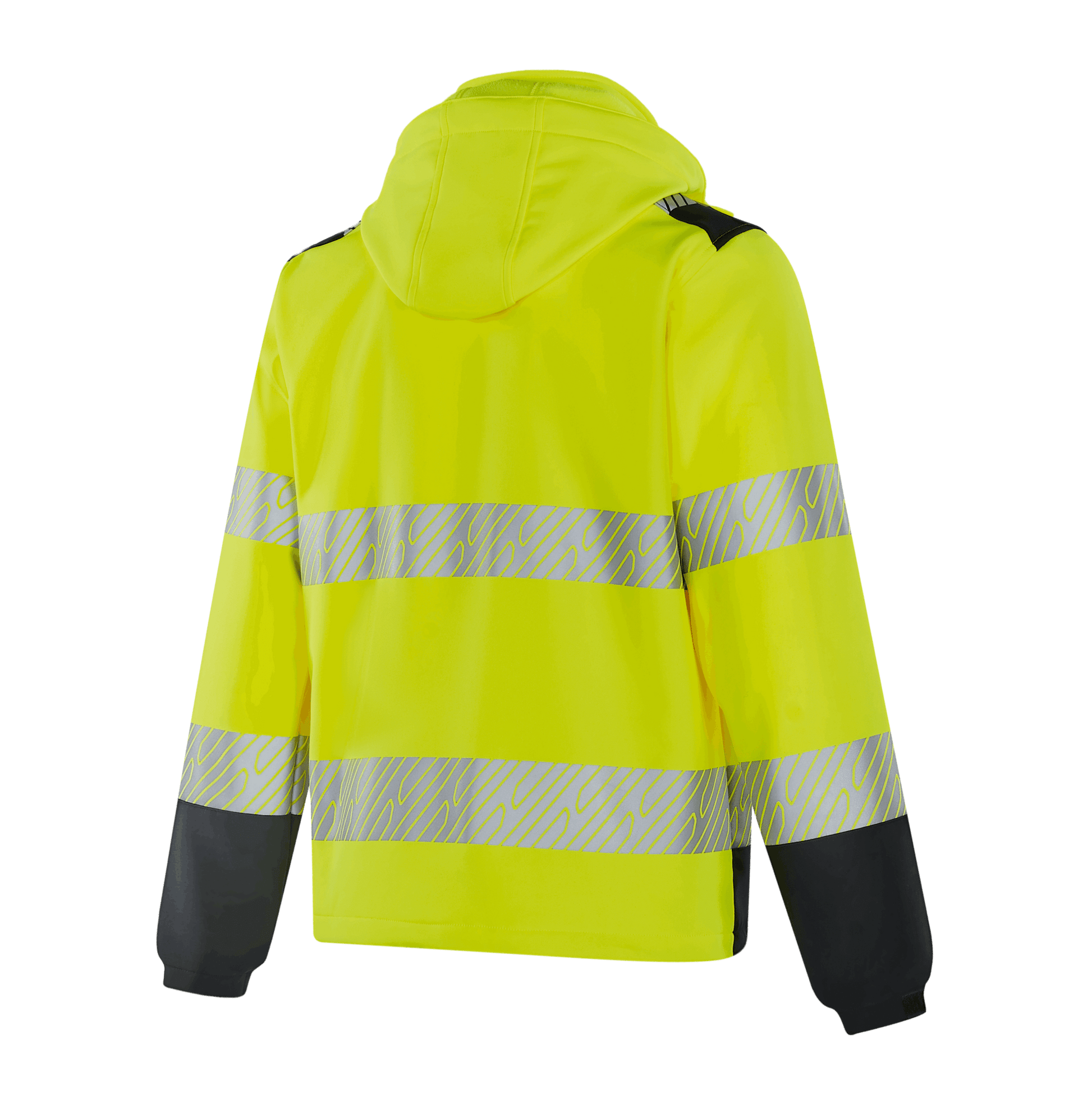 MAGDEBURG WS302 fluorescent yellow hi-vis jacket with practical pocket storage