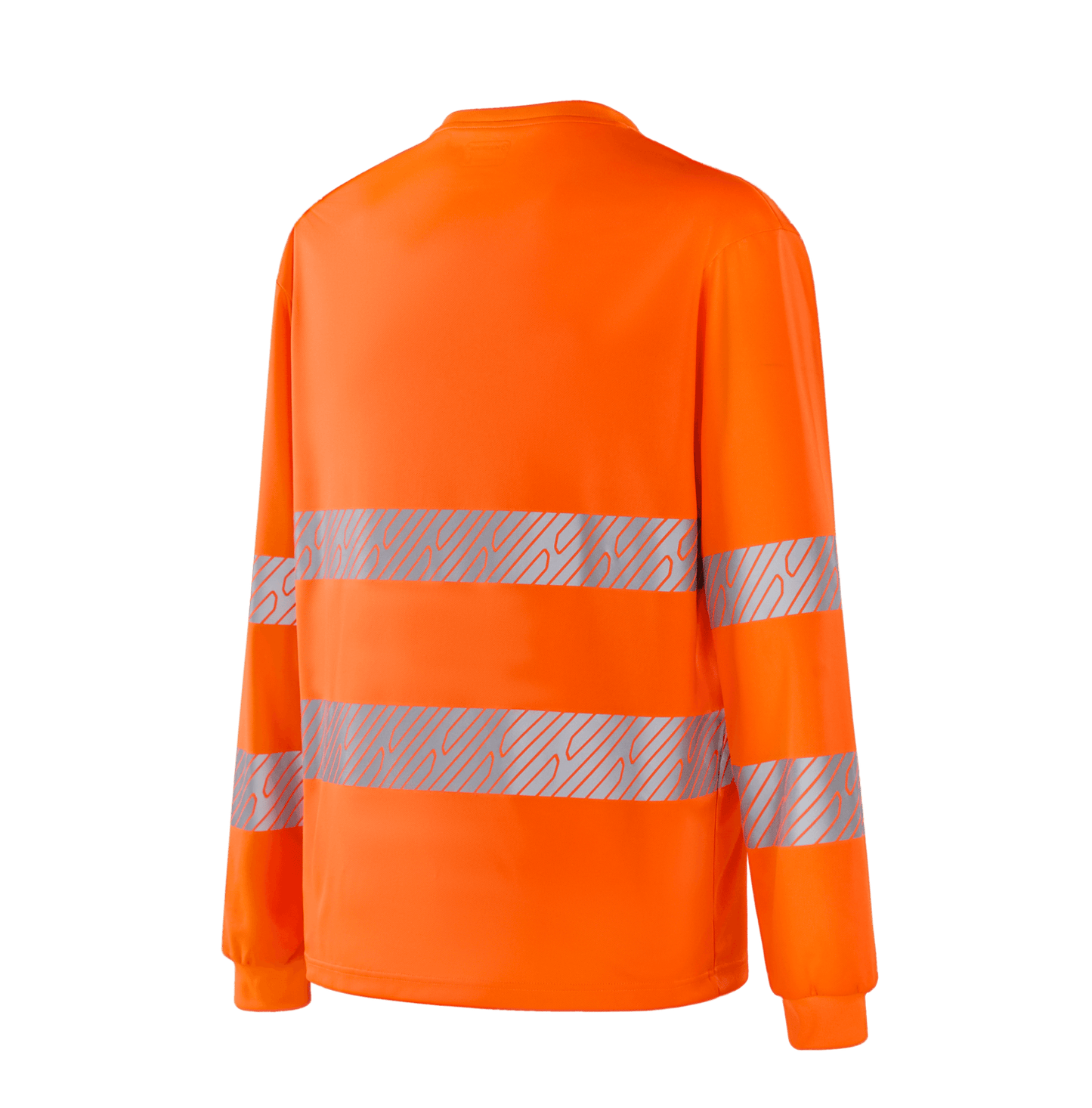 Hi-vis orange WT303 MANHEIM long sleeve T-shirt for workplace visibility
