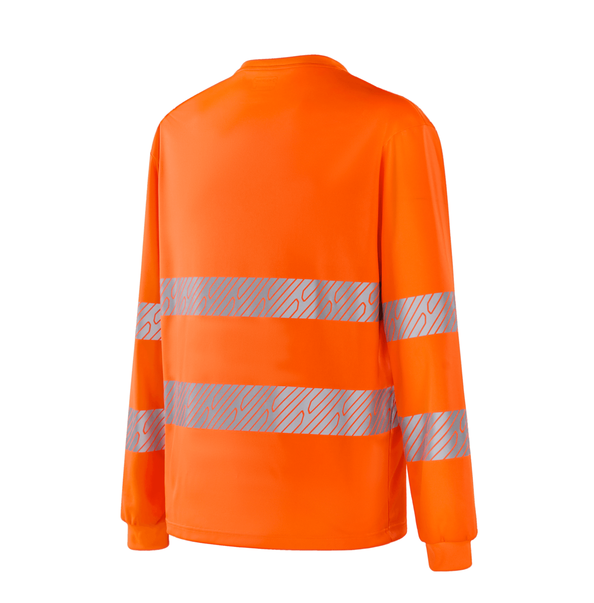 Hi-vis orange WT303 MANHEIM long sleeve T-shirt for workplace visibility