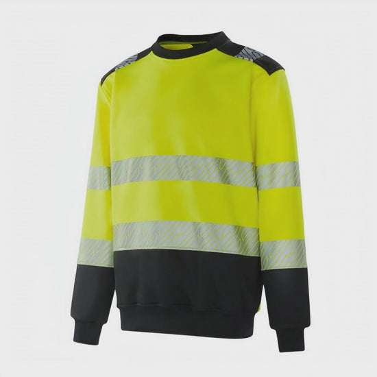 WROCLAW - WF201 - Hi-vis High Elasticity Sweatshirt yellow