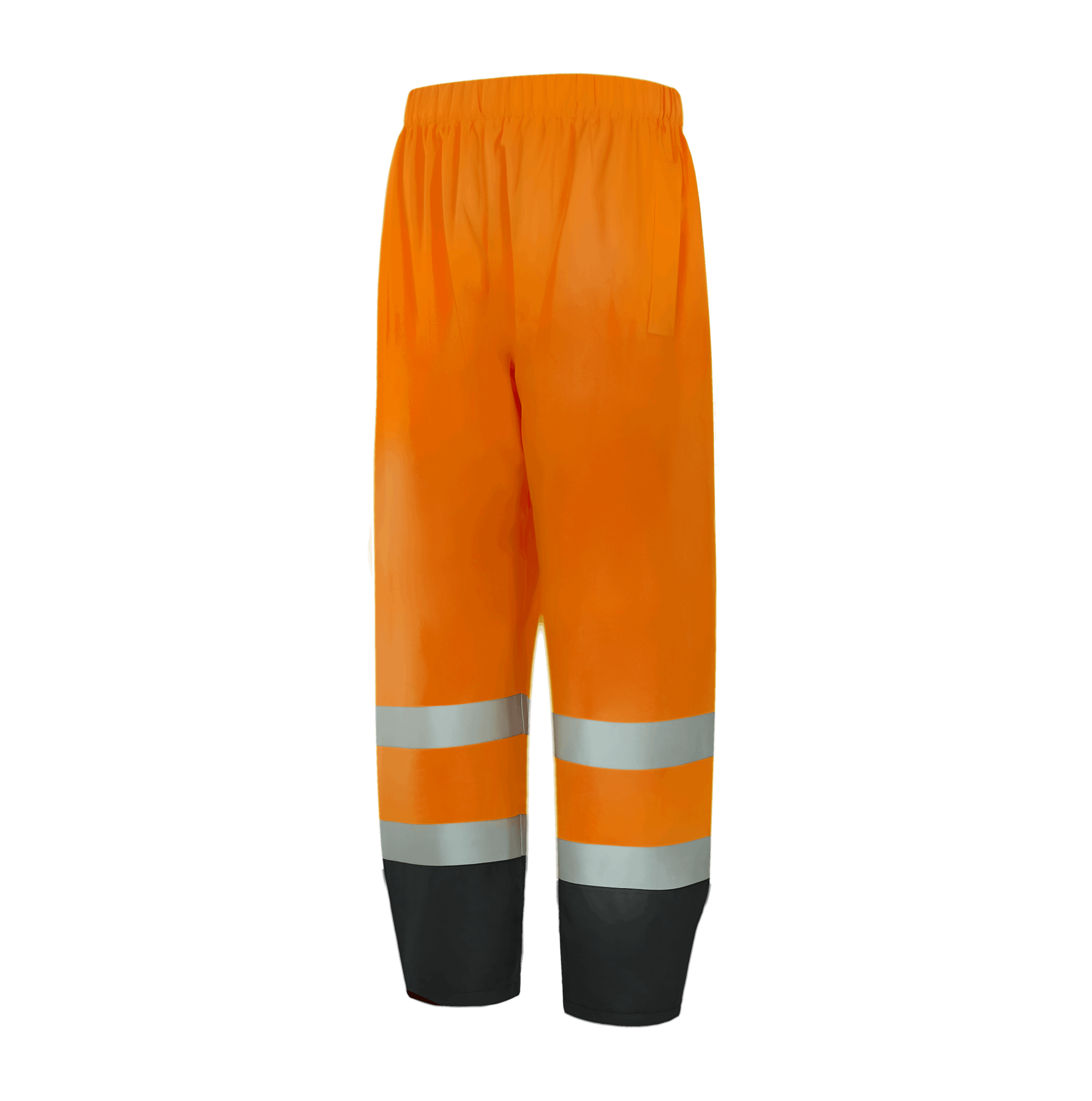 Hi-vis orange WP101 SHEFFIELD waterproof pant with reflective bands