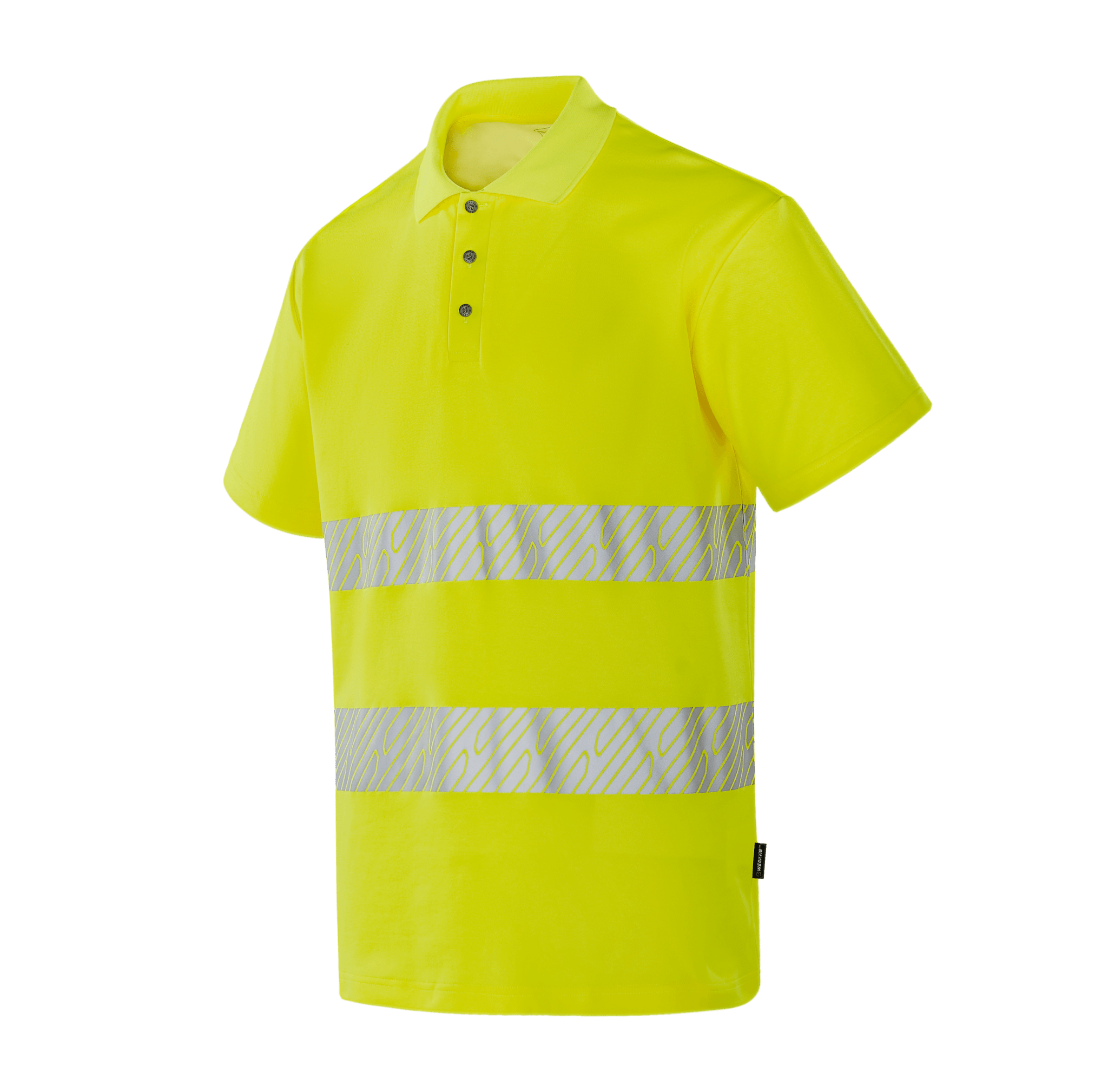 Hi-vis orange WT204 VILNIUS short sleeve polo for workplace safety