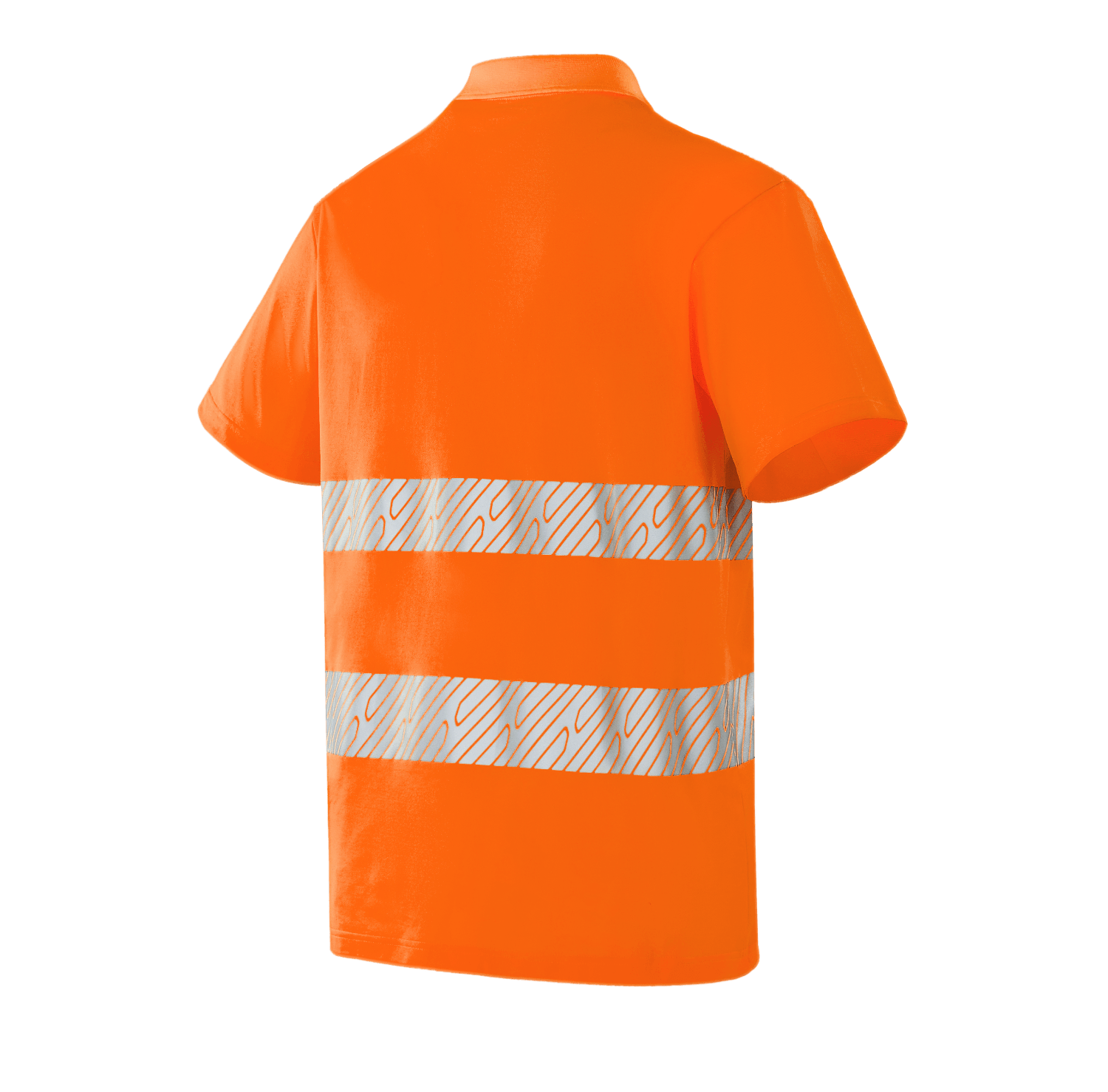 Hi-vis orange WT204 VILNIUS short sleeve polo for workplace safety