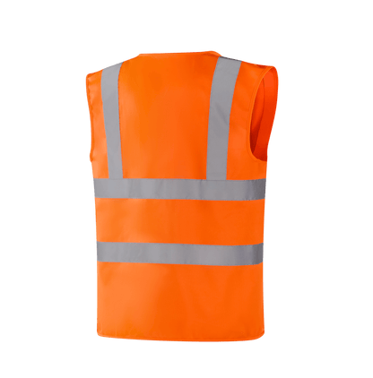 WV203 SAARBRUCKEN hi-vis orange vest, other colors meet EN ISO 20471 Class 2