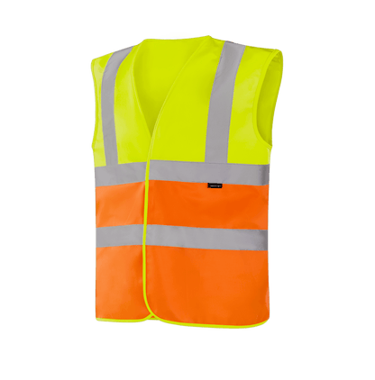 WV203 SAARBRUCKEN hi-vis yellow-orange vest, other colors meet EN ISO 20471 Class 1